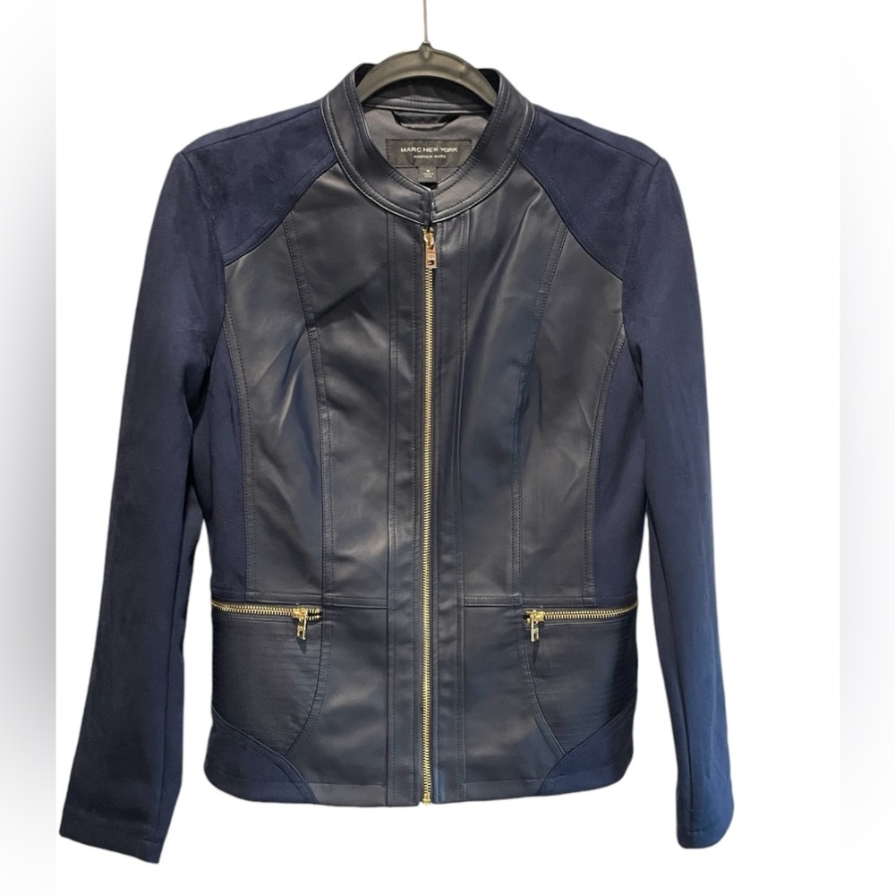 NWT Marc New York by Andrew Marc Vegan Leather Jacket